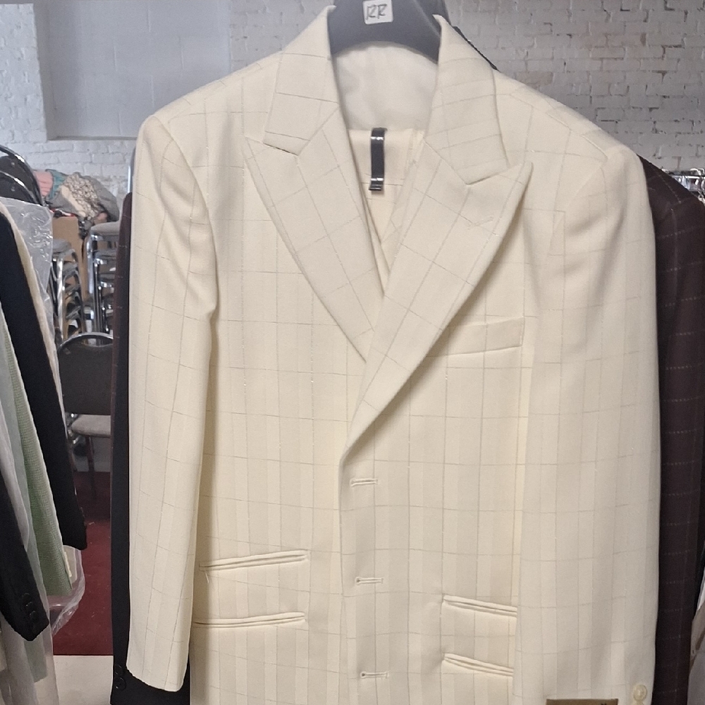 Elegant Cream Kids Suit Set